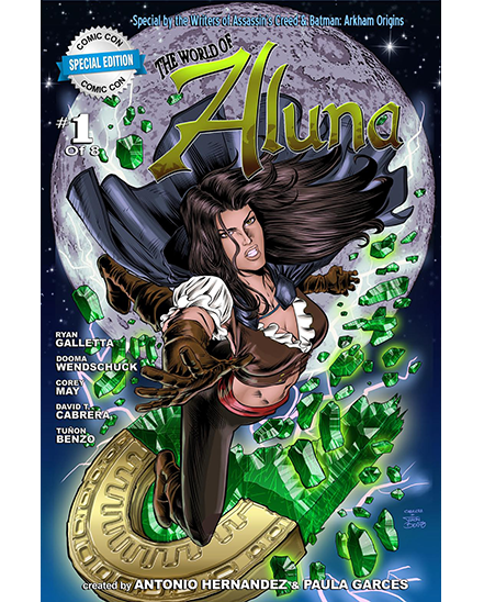 Aluna: The Fire Within Issue # 1 Cover
